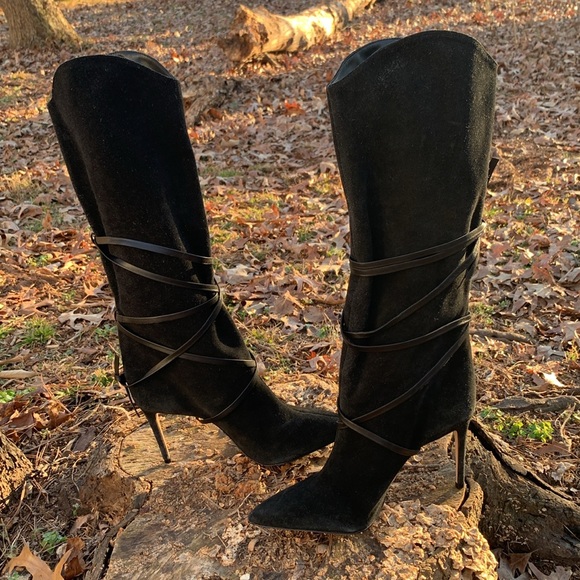 Schutz
Maryana Lace Cow Suede Boot - Picture 7 of 16